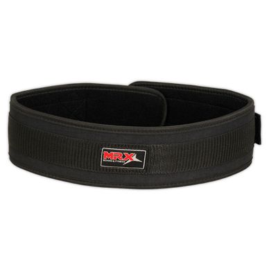 NEOPRENE WEIGHT LIFTING BELT BLACK GYM FITNESS TRAINING ADJUSTABLE 