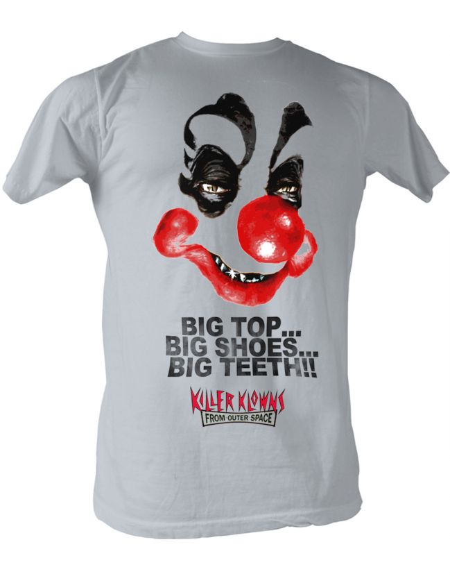 KILLER KLOWNS FROM OUTER SPACE BIG TOP ADULT TEE SHIRT  