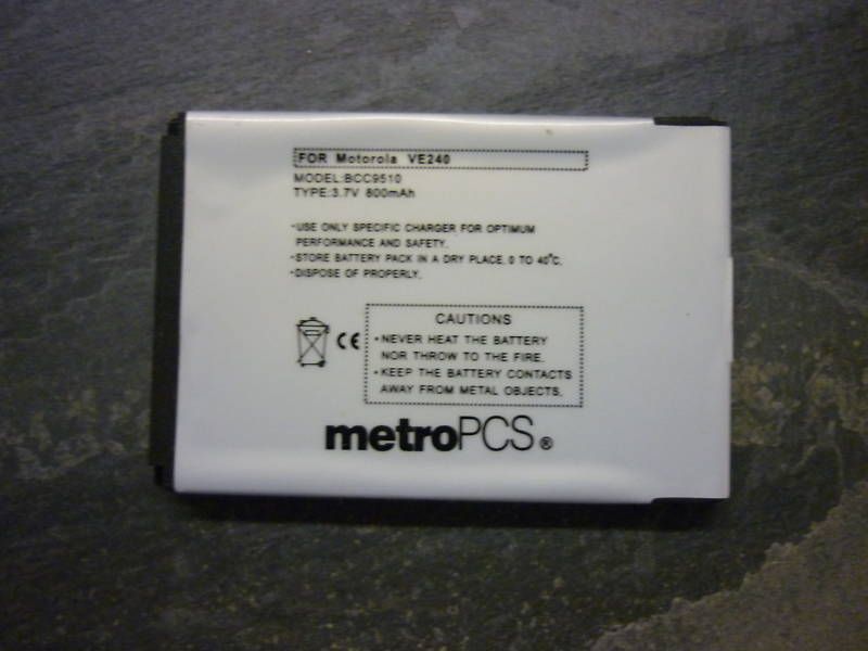 MOTOROLA VE240 BQ50 BT50 CELL PHONE BATTERY  