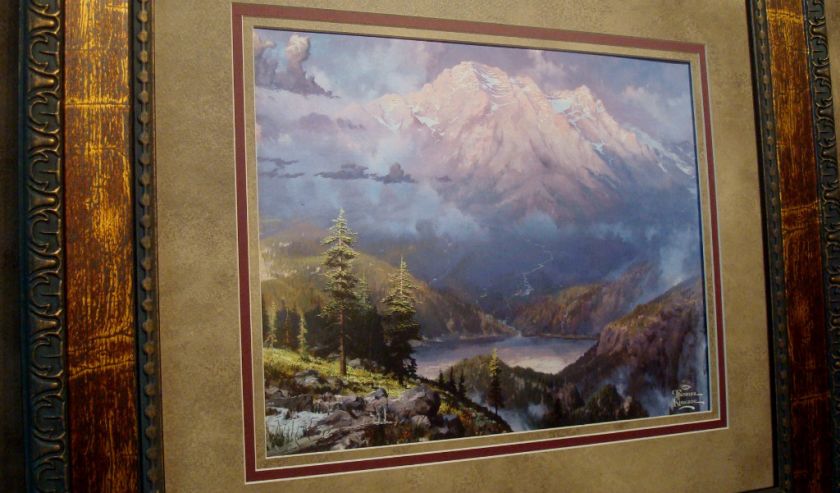 THOMAS KINKADE FRAMED TWILIGHT VISTA   