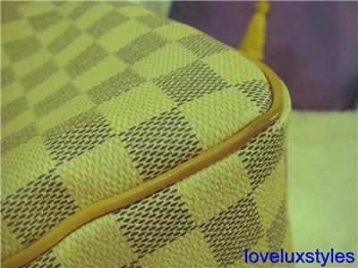   AUTHENTIC LOUIS VUITTON AZUR DAMIER SPEEDY KEEPALL 30 BAG PURSE  