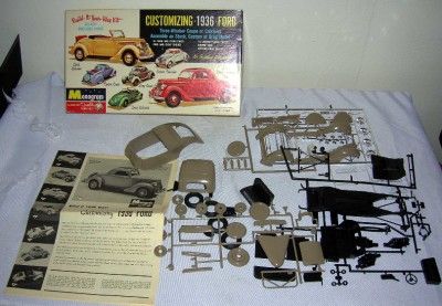 Monogram Customizing 1936 Ford Model kit #PC68 198  