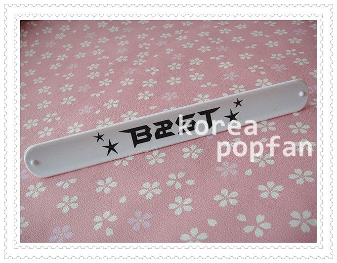 B2ST Beast b2uty Support wristband wide White NEW  