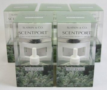 SLATKIN FRESH BALSAM SCENTPORT w/REFILL BATH & BODY  