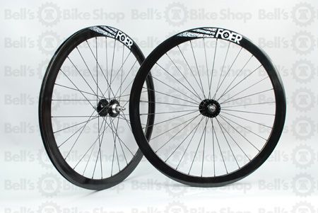 Foer Non Machined BLACK Radial Wheelset Somax Hubs  