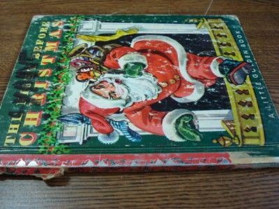 1949 HC THE NIGHT BEFORE CHRISTMAS Golden Book Clement C Moore Corinne 