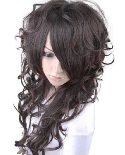 beautiful long wavy brown fashion women wig fp723 2t33  