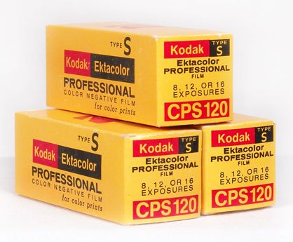   Ektacolor Professional CPS 120 Print Film   3 Rolls Exp. 11/75  