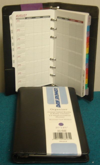 88561 Day Runner Organizer 3 3/4 x 6 3/4 6 RING  