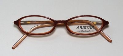 NEW ARISTAR 6970 48 16 135 HENNA BROWN EYEGLASSES/GLASSES/FRAMES 