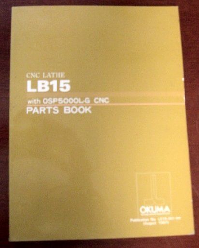 Okuma LB 15 OSP 5000L G Parts Book  