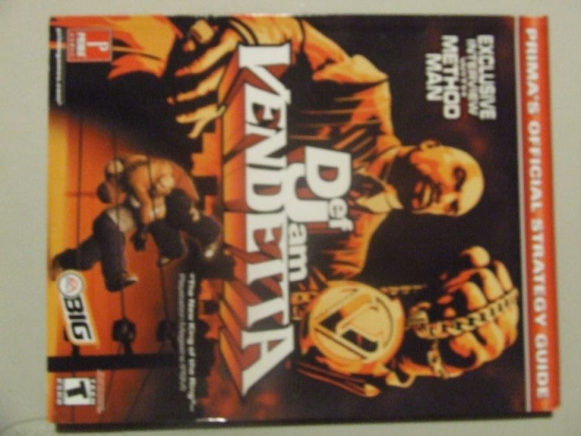 DEF JAM VENDETTA PRIMA STRATEGY GUIDE PS2 GC NEW  