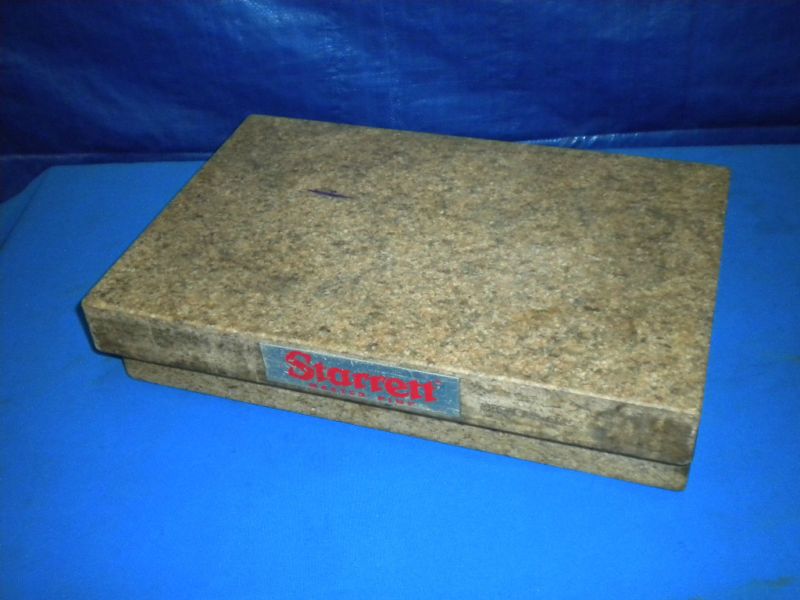 STARRETT PINK GRANITE SURFACE PLATE 12X18  