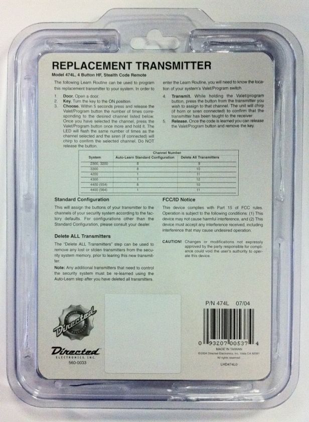   Hornet, Valet, AutoMate, Rattler and Python Alarms / Remote Starters