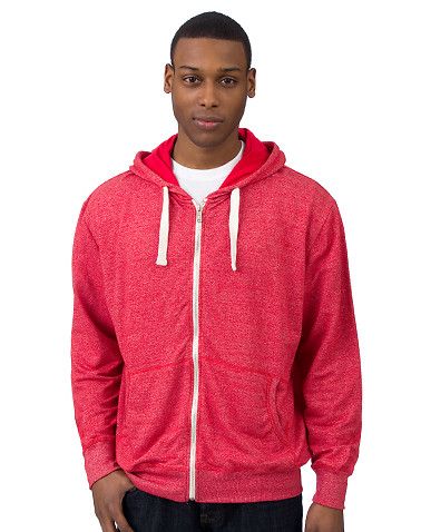 ESSENTIALS HEATHERED SOLID HOODIE  