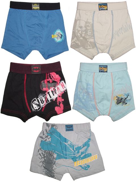 DC COMICS ♥BATMAN♥ BOXER BRIEF UNDERWEAR BOYS 4/5, 6/8 