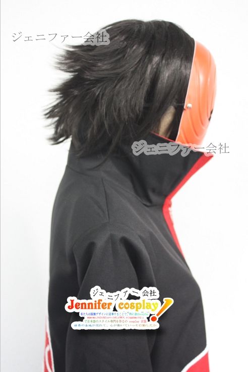 Naruto Akatsuki tobi cosplay wig costume  