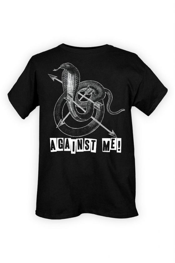 Against Me Cobra Slim Fit T Shirt  