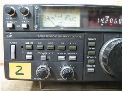 ICOM COMMUNICATIONS RECEIVER IC R71E  