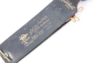 Pike Mfg.Co. Army & Navy Hone and Strop Newshell TrdMk.  