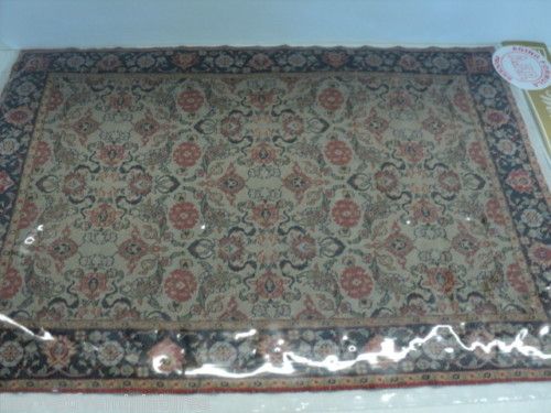 Miniature Rug/Woven Victorian/A.F.P  