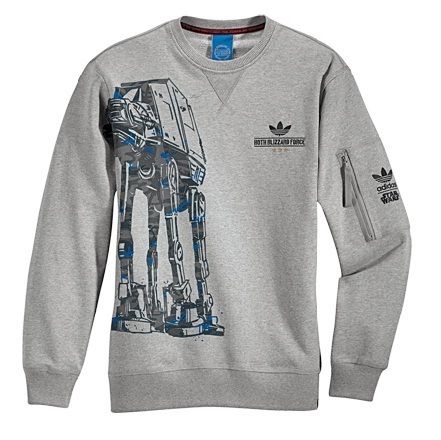 AD ORIGINALS STAR WARS 2011 FALL AT AT DRIVER SWEATER O58915 HOTH 