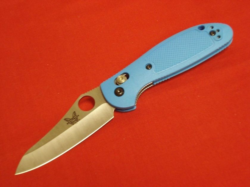 BENCHMADE KNIFE 555HG BLU MINI GRIP  