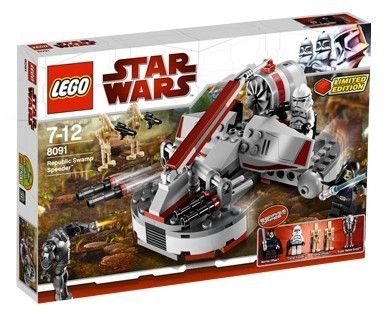 8091 REPUBLIC SWAMP SPEEDER lego set NEW star wars  