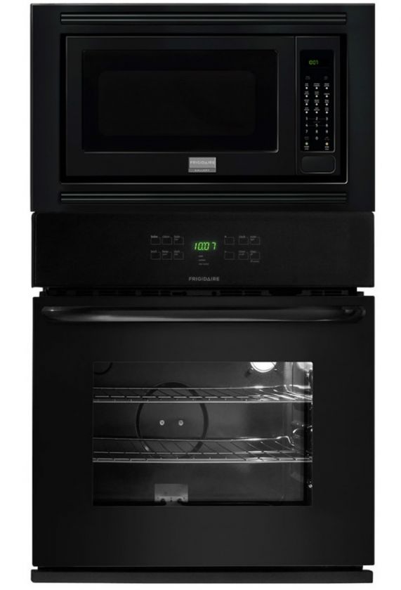 Frigidaire 30 30 Inch Black Self Cleaning Wall Oven Microwave Combo 