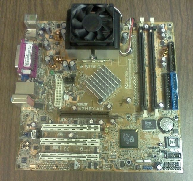 ASUS A7N8X VM A7N8X VM/400 AGP MOTHERBOARD BUNDLE w/ AMD ATHLON 2800 