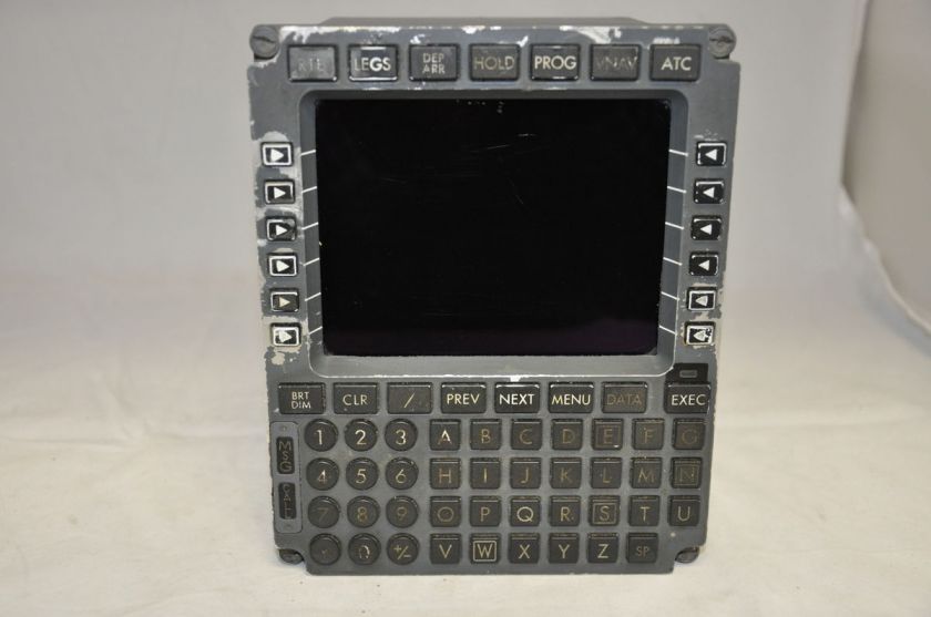 AIRCRAFT MD80 MULTIFUNCTION CONTROL DISPLAY UNIT P/N 822165 00 005 