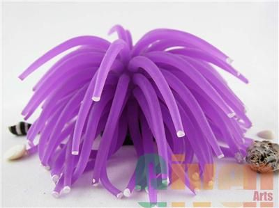 Aquarium Fish Tank Silicone Sea Anemone Ornament RT172  