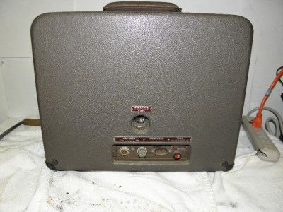 Bell And Howell Filmosound 179 Model E Movie Projector *Rare Amplifier 