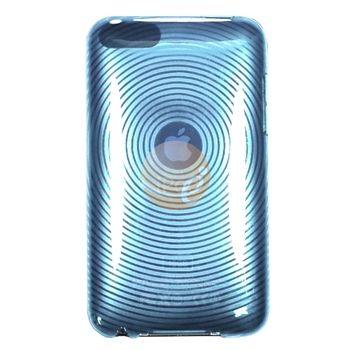 BLUE CRYSTAL SOFT GEL CASE FOR iPOD TOUCH 2nd 3rd Gen  
