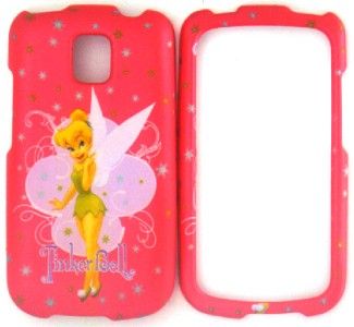 LG OPTIMUS T P509 TINKERBELL PINK CELL PHONE COVER CASE  