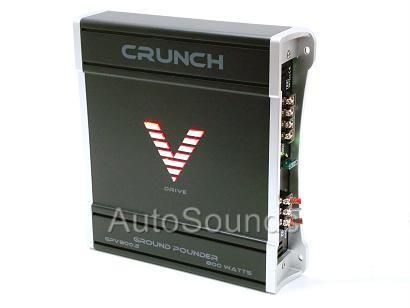 CRUNCH GPV800.2 GROUND POUNDER 2 CHANNEL 800W AMPLIFIER 806576217626 