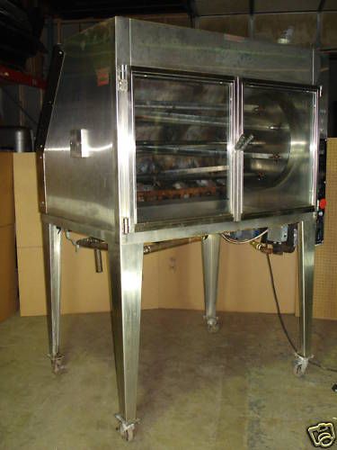 HARDT INFERNO N GAS ROTISSERIE OVEN WITH 8 SPIKES  