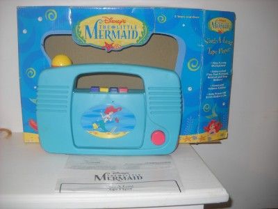   Mermaid Cassette Recorder Kids Sing along Microphone New HTF  