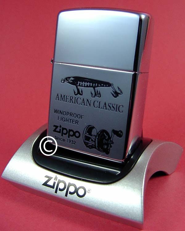 ZIPPO FISHING HOOK ROD AMERICAN CLASSIC 2004 *NEW* #S5  