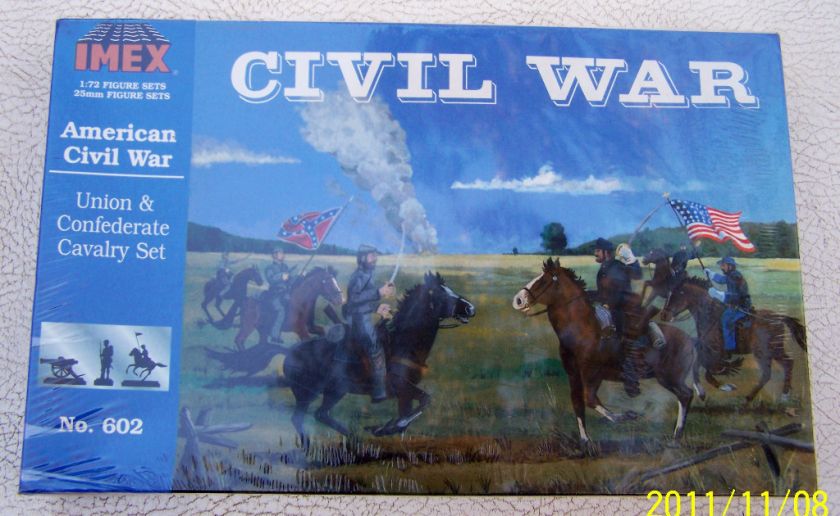 Imex 602 172 Union & Confederate Cavalry Set Civil War NIB  