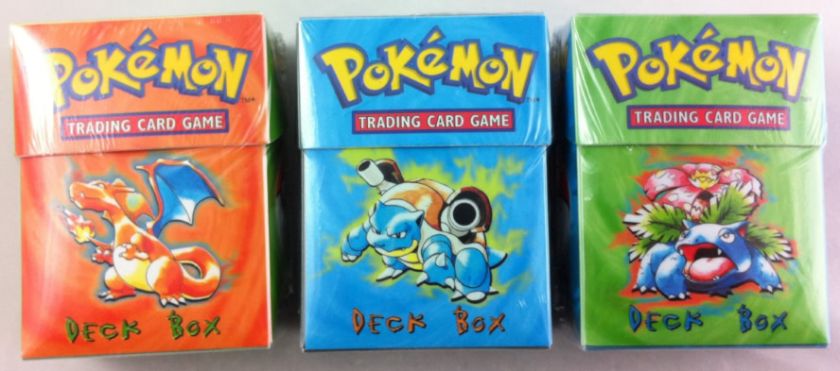 ULTRA PRO DECK BOXES SET OF 3   CHARIZARD, BLASTOISE, VENUSAUR for 