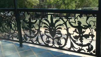 PATIO FENCE PANEL ON SALE DECORATIVE DISCOUNT METAL ITALIAN GARDEN 