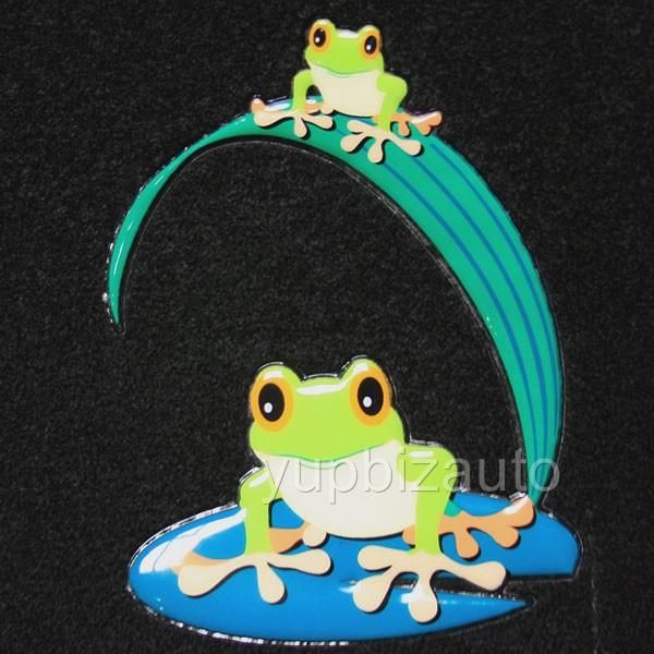 NEW 15PCS UNIVERSAL CAR SEAT COVERS MAT STEERING FROG  