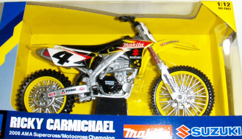 RMZ 450 RM 450 RM Z450 Motocross Dirt Bike CARMICHAEL Suzuki #4 112 