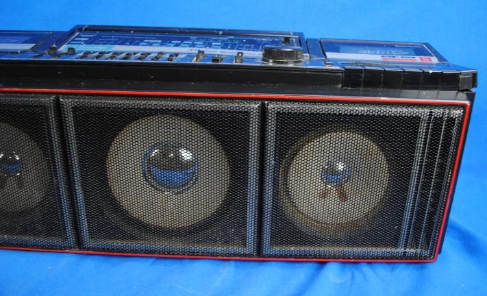 Vtg JCPenny AM/FM Stereo Dual Cassette Recorder Boombox Radio 681 3034 