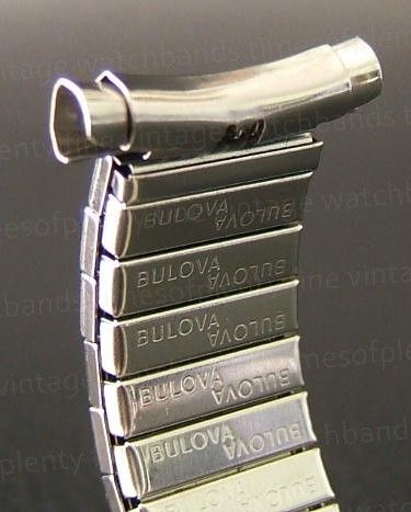 NOS 20mm Bulova Stainless Expansion Vintage Watch Band  