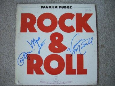 Vanilla Fudge Signed Autographed 1969 LP Record By 3  