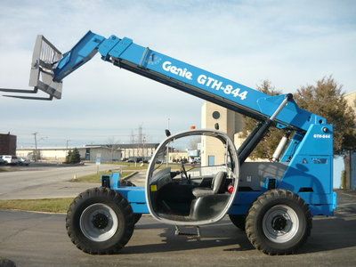 2007 GENIE TEREX GTH 844 TELEHANDLER REACH FORKLIFT TELESCOPIC 