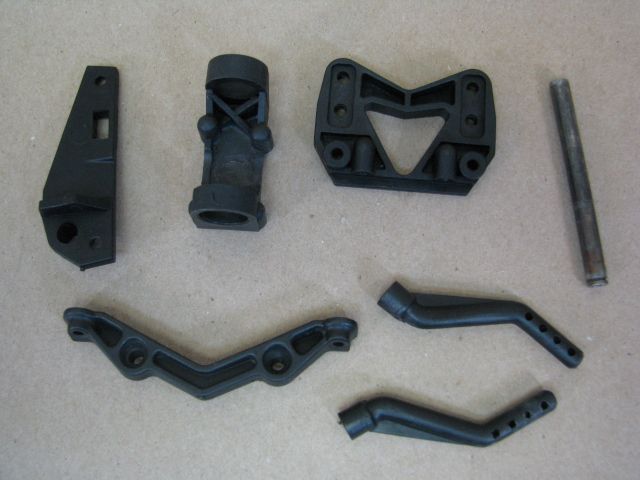 Serpent Impulse Nitro chassis body mounts brace rc part  