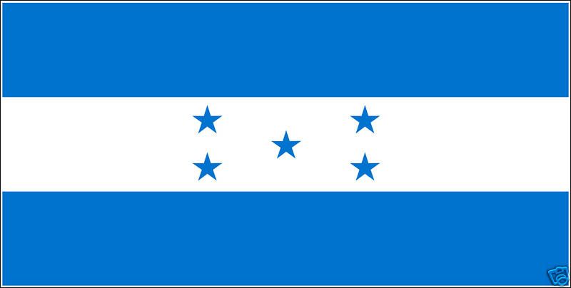 Honduras Honduran Flag T Shirt 8 Sizes 3 Colors  